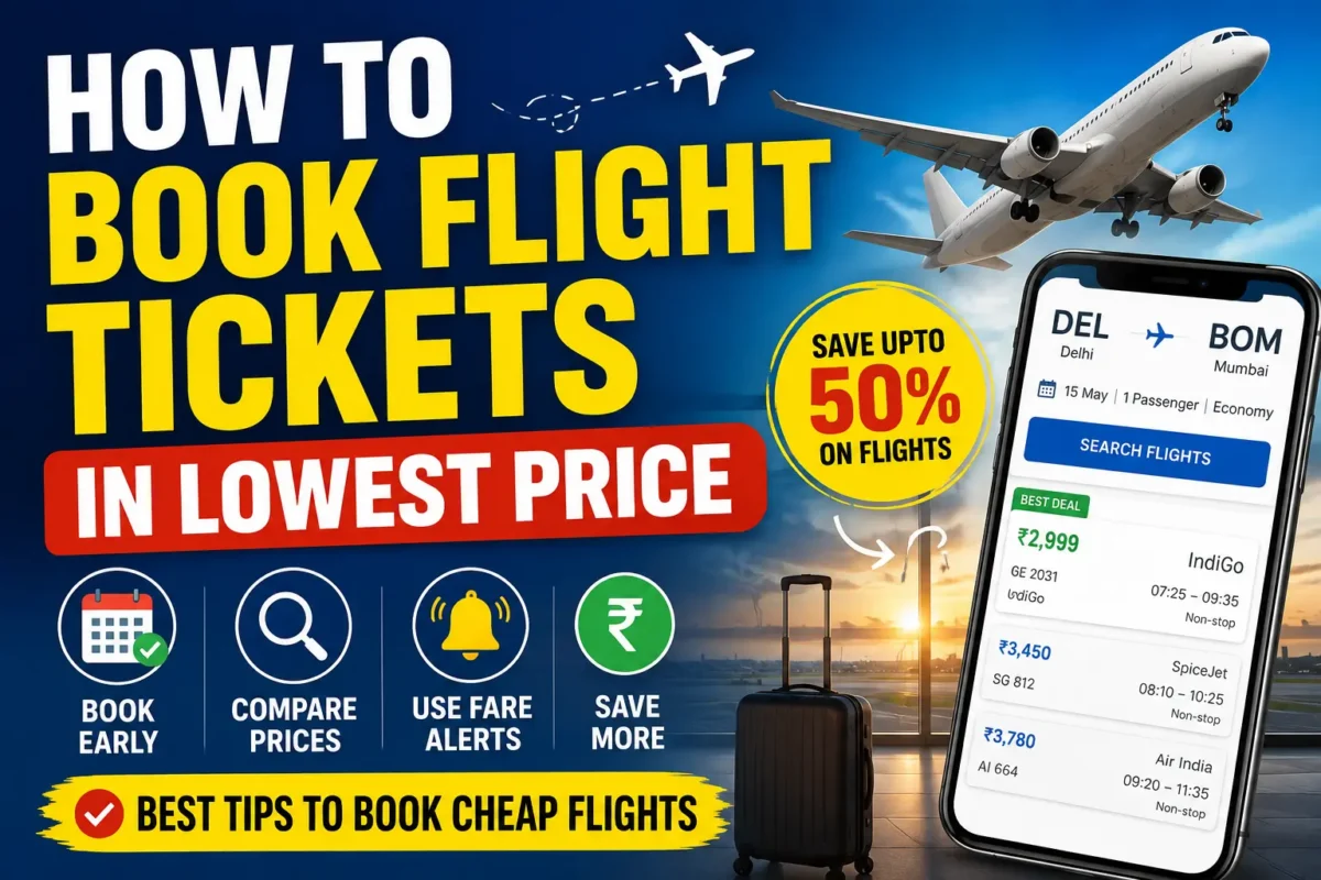 How to Book Flight Tickets at the Lowest Price