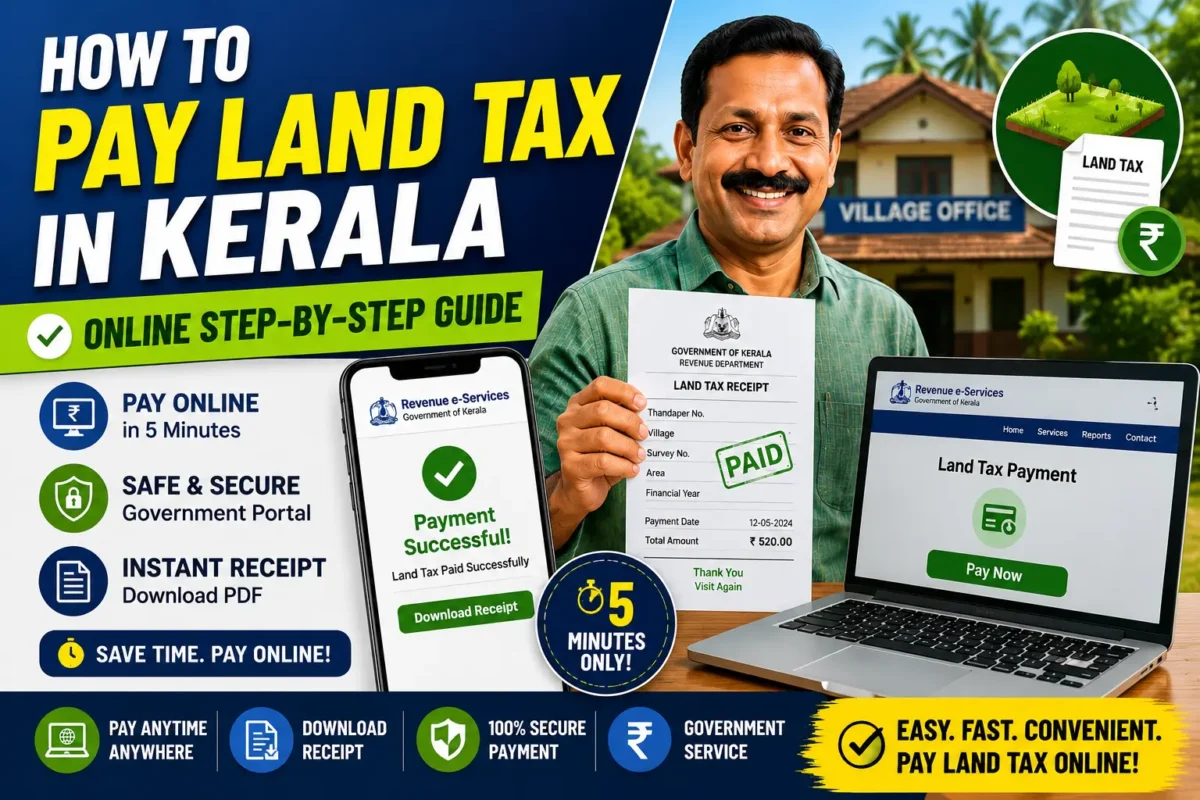 How to Pay Land Tax in Kerala Online