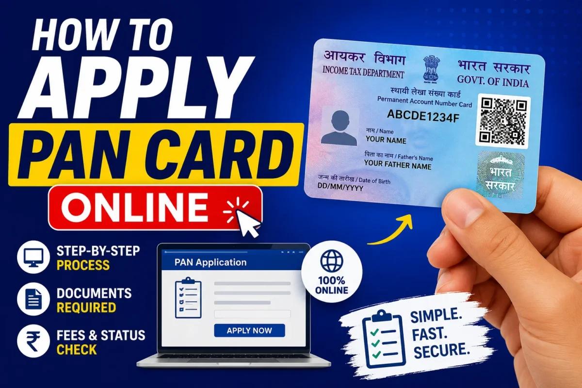 How to Apply PAN Card Online in India