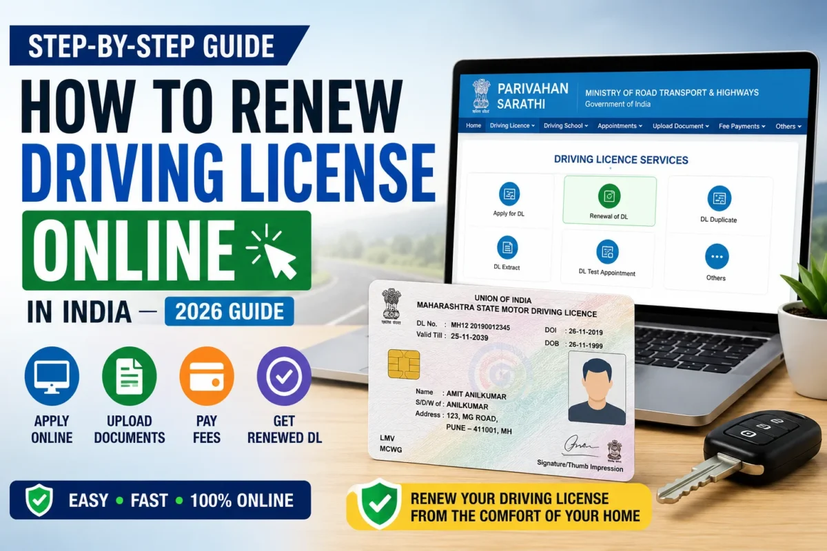 How to Renew Driving License Online in India