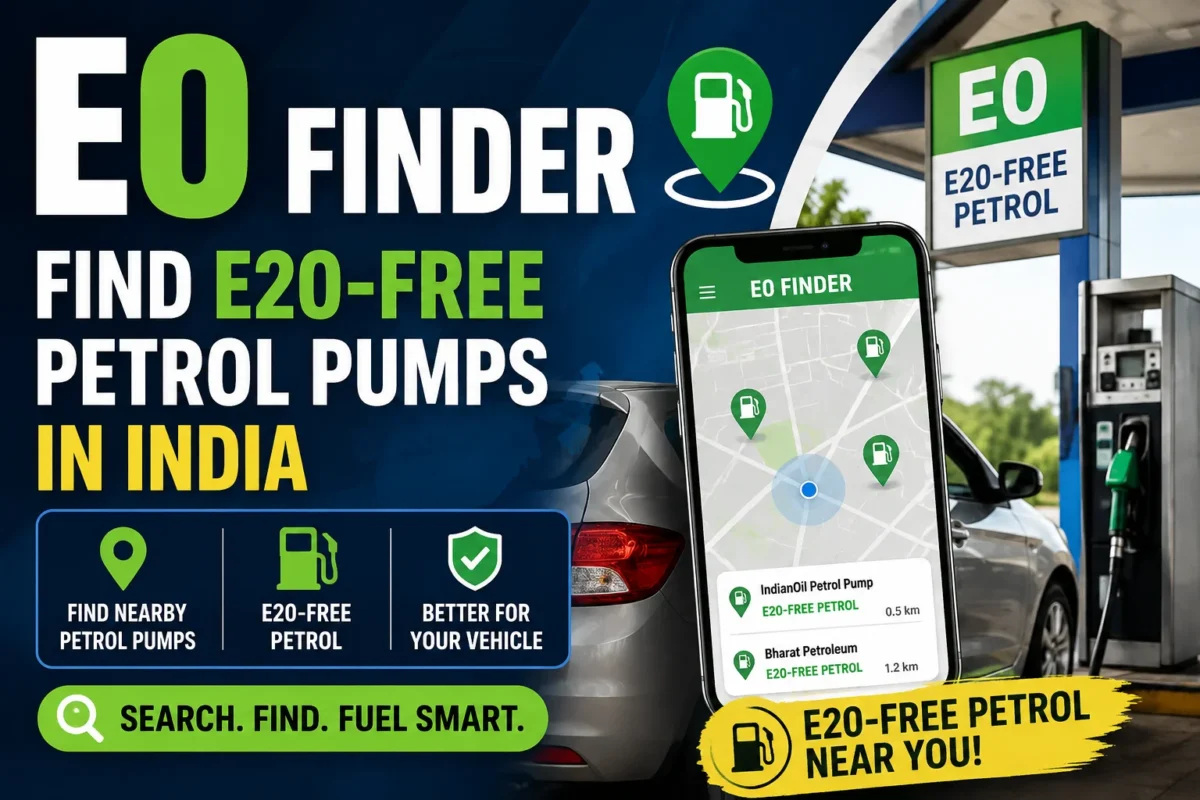 How to Find E20-Free Petrol Pumps Near You in India
