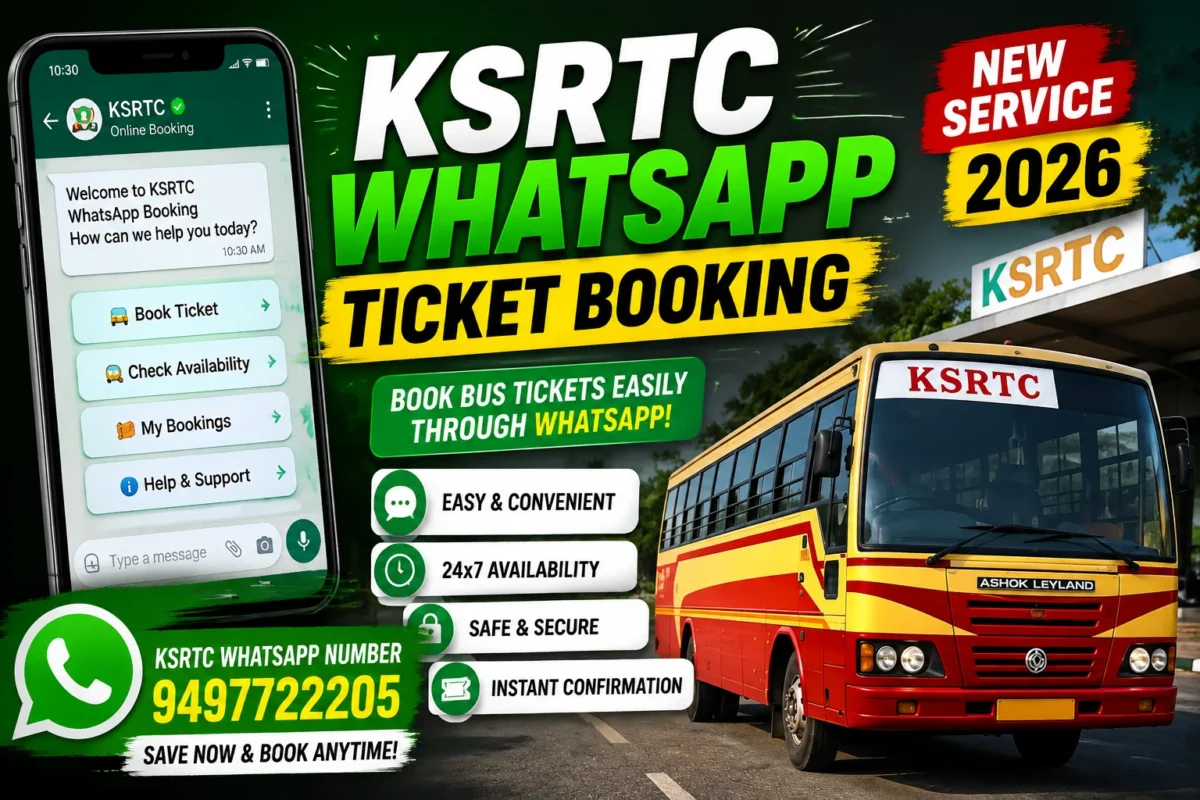 KSRTC WhatsApp Ticket Booking